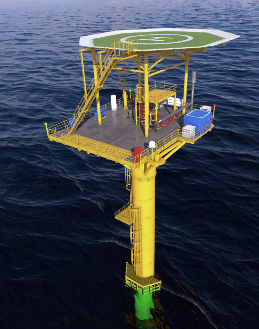 Offshore CO2 Injection Platform Engineering & Design for Carbon Capture